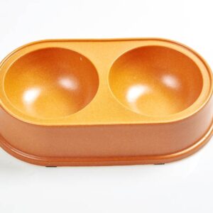 Natural Pet Bowl  - Orange large